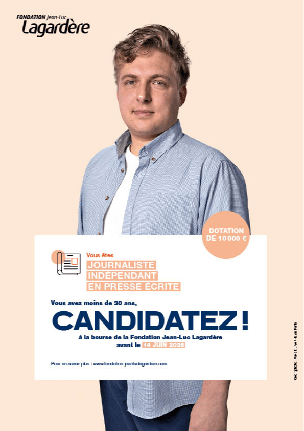 Bourse Journaliste Presse Ecrite Fondation Lagardère 2026