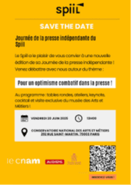 Journée de la Presse Indépendante 25 juin 14h30 - 21h30
